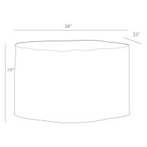 6034 Lowry Side Table Product Line Drawing