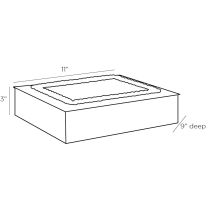 6254 Pendleton Box Product Line Drawing