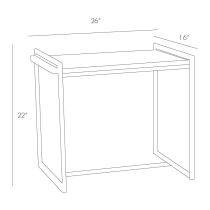 6392 Hollis Side Table Product Line Drawing