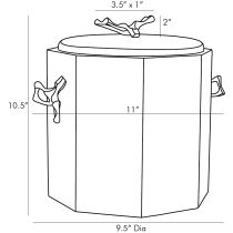 6825 Wakefield Ice Bucket Product Line Drawing