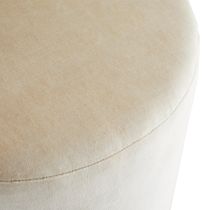 6931 Warby Ottoman Sterling Velvet Angle 2 View
