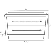6939 Puckett Side Table Product Line Drawing