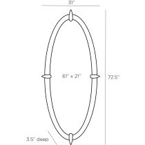 6993 Spadena Mirror Product Line Drawing