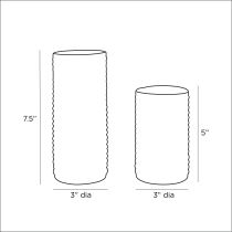 7001 Kendir Candleholders, Set of 2 Product Line Drawing