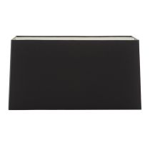 713 Black Microfiber Tapered Lamp Shade 