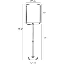 74501-878 Boise Floor Lamp Product Line Drawing