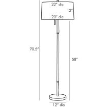 74503-876 Bailey Floor Lamp Product Line Drawing