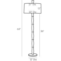 76011-427 Gower Floor Lamp Product Line Drawing