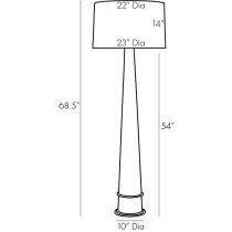 76014-125 Kamile Floor Lamp Product Line Drawing