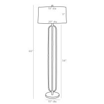 76023-432 Letty Floor Lamp Product Line Drawing