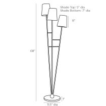 76024-190 Lindale Floor Lamp Product Line Drawing