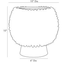 7830 Daria Tall Vase Product Line Drawing