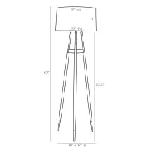 79014-498 Lorence Floor Lamp Product Line Drawing