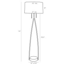 79026-169 Kenna Floor Lamp Product Line Drawing