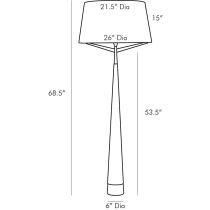 79160-401 Elden Floor Lamp Product Line Drawing