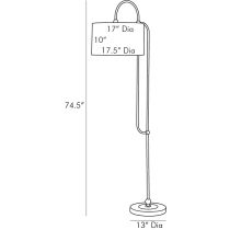 79169-953 Dorchester Floor Lamp Product Line Drawing