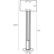 79803-694 Candice Floor Lamp Product Line Drawing