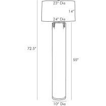 79811-445 Dale Floor Lamp Product Line Drawing