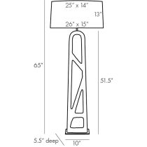 79822-398 Wilcott Floor Lamp Product Line Drawing