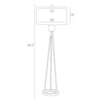 79932-555 Hadley Floor Lamp Product Line Drawing