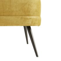 8118 Kitts Chair Marigold Velvet Side View