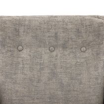 8124 Neptune Lounge Chair Oyster Jacquard Dark Walnut Detail View