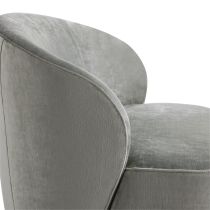 8158 Kaitlyn Swivel Chair Mist Velvet Swivel Detail View