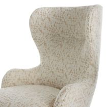 8162 Kirby Accent Chair Facet Cream Chenille Detail View