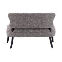 8164 Northcliff Settee Charcoal Tweed Grey Ash Side View