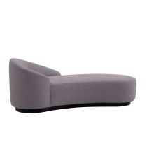 8166 Turner Chaise Iceberg Linen Grey Ash, Right Arm Angle 1 View