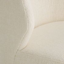 8171 Poppy Chair Cloud Bouclé Champagne Swivel 