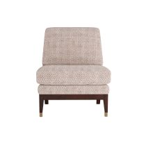 8180 Sawyer Chair Folkstone Texture Dark Walnut Angle 1 View