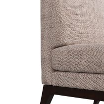 8180 Sawyer Chair Folkstone Texture Dark Walnut Detail View