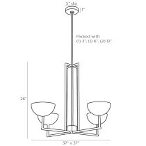 82011 Lakin Chandelier Product Line Drawing