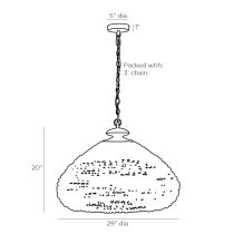 85022 Lilo Chandelier Product Line Drawing