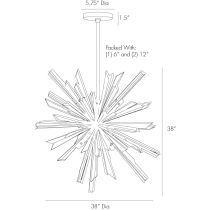 89029 Waldorf Large Chandelier Product Line Drawing