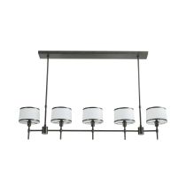 89071 Luciano Linear Chandelier Angle 2 View