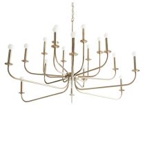 89122 Breck Large Chandelier Side View