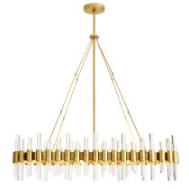 89130 Haskell Oval Chandelier Side View
