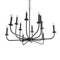 89344 Breck Small Chandelier Back View 