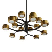 89438 Jalen Two Tier Chandelier Angle 2 View