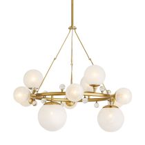 89447 Troon Round Chandelier Angle 1 View