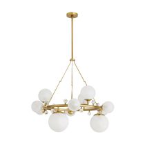 89447 Troon Round Chandelier Angle 2 View