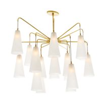 89472 Mika Chandelier Side View
