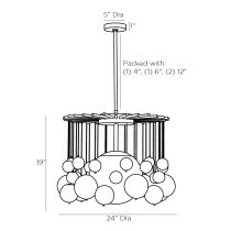 89493 Mira Chandelier Product Line Drawing
