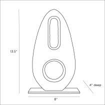 9123 Kelso Sculpture Product Line Drawing