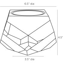 9209 Olivia Centerpiece Product Line Drawing