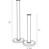 9256 Provo Candleholders, Set of 2 Product Line Drawing