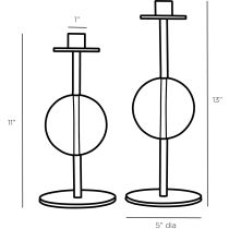 ACC02 Terrell Candleholders, Set of 2 Product Line Drawing