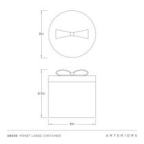 ARC03 Monet Large Container Product Line Drawing